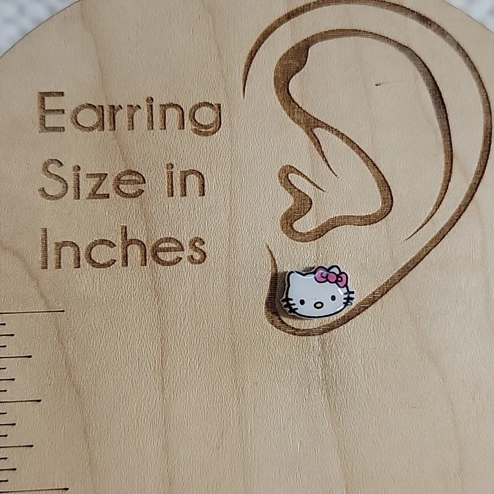 HELLO KITTY METAL-FREE EARRINGS
